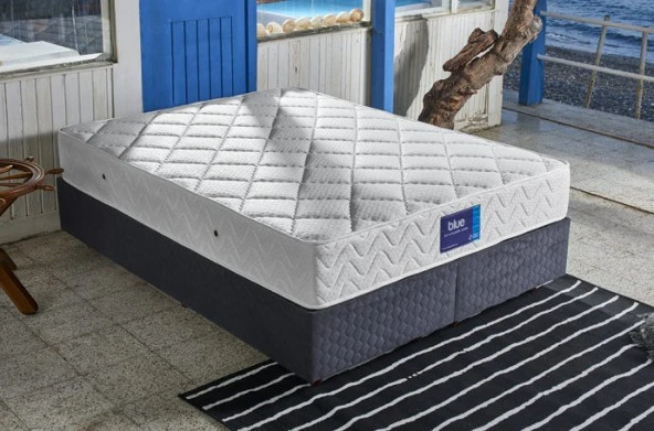 Çift Kişilik Lüks Full Ortopedik Yatak 140x190 cm Niron Blue ürün görseli 1