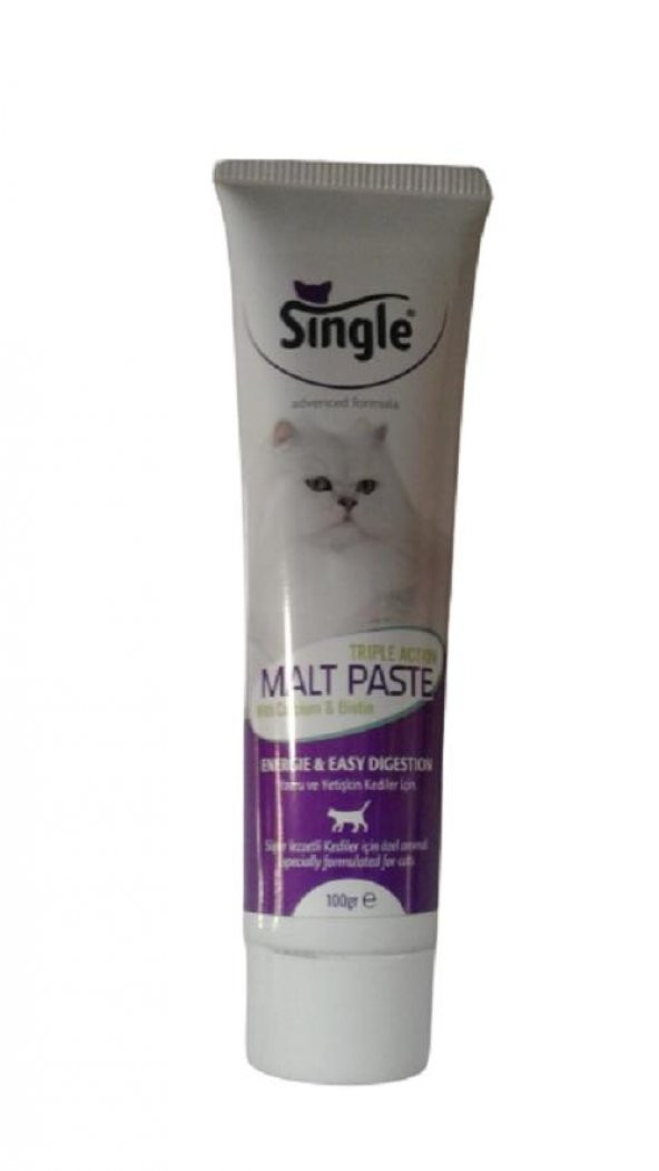 Single Cat Kediler İçin Malt Macun 100 gr ürün görseli 1