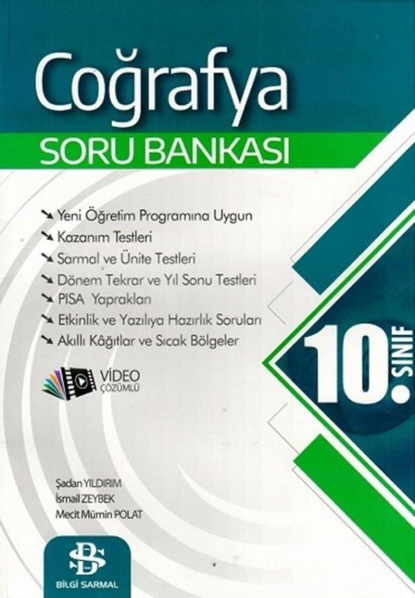 10. Sınıf Coğrafya Soru Bankası Bilgi Sarmal Yayınları ürün görseli 1