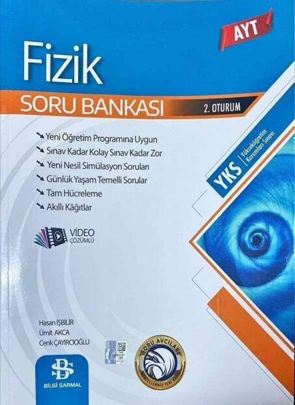 AYT Fizik Soru Bankası Bilgi Sarmal Yayınları ürün görseli 1