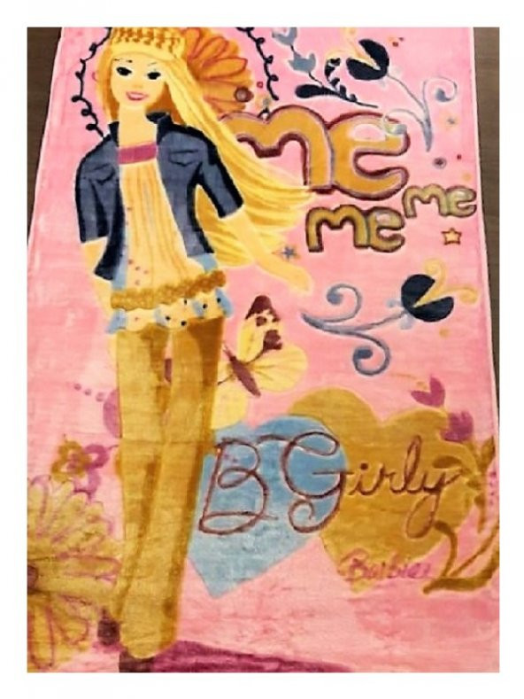 LISANSLI BARBIE SOFT HALI-158 - Resim 3