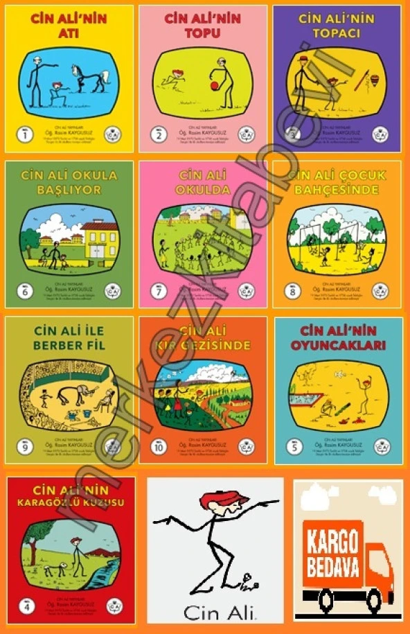 Cin Ali Serisi 10 Kitap ürün görseli 1