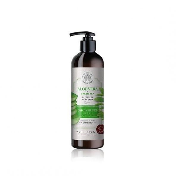 Sheıda Duş Jeli 500ml Yumuşatıcı Yeşil Çay Katkılı ürün görseli 1