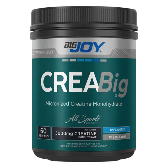Big Joy Crea Big Micronized Creatine Powder 300 Gr 60 Servis ürün görseli 1