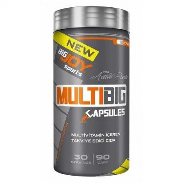 Big Joy Sports Multibig Vitamin Mineral 90 Kapsül ürün görseli 1