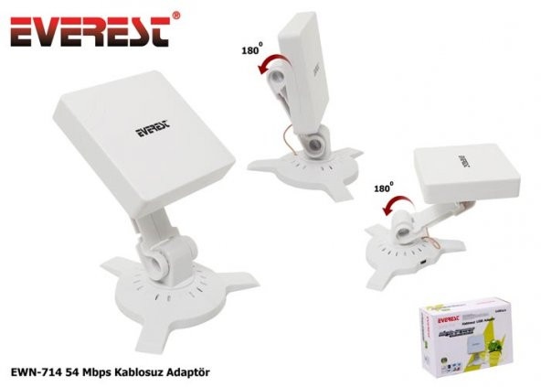 Everest EWN-714 54 Mbps Kablosuz Ağ Adaptörü - Resim 3