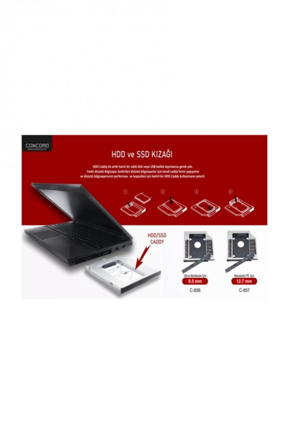 KIZAK CONCORD C-856 CADDY 9.5MM - Resim 2