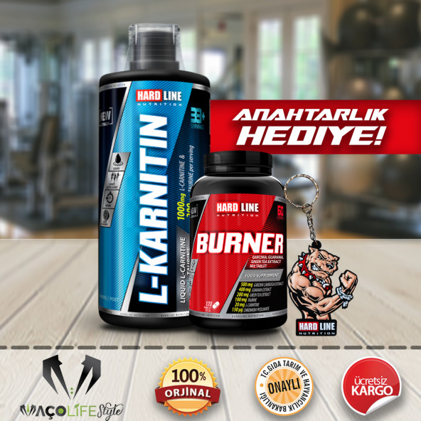 l carnitine yağ yakıcı PTTAVM: Hardline L-Karnitin Sıvı 1000 Ml + Burner Kombinasyonu Yağ Yakıcı