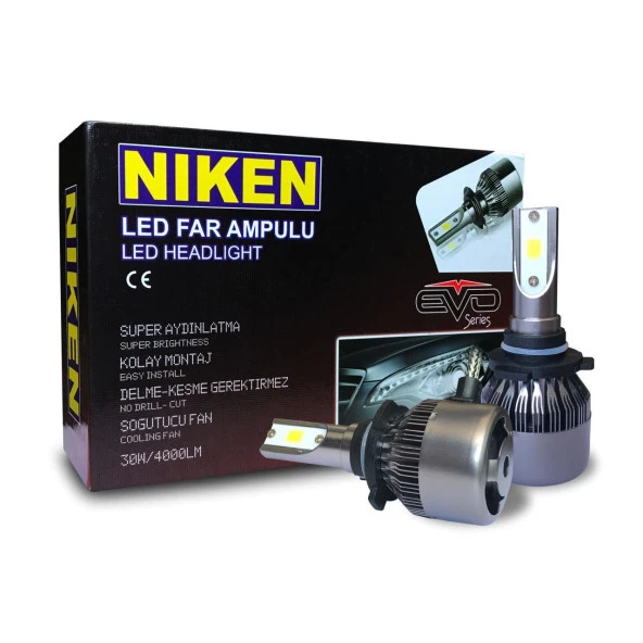 TOYOTA COROLLA 2002-2006 KISA FAR NİKEN LED XENON H7 ürün görseli 1