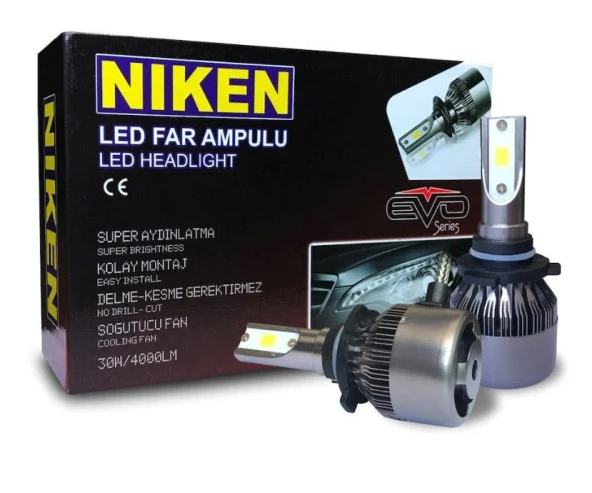 NISSAN NOTE 2006-2012 H4  UZUN KISA  NİKEN LED XENON ürün görseli 1