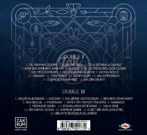 ZAKKUM - DUBLE (2 CD) (2020) - Resim 2
