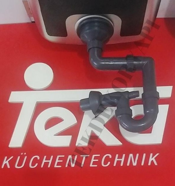 TEKDEKOR  TEKA EVYE SİFONU TAŞMASIZ BÜYÜK KAFALI ürün görseli 1