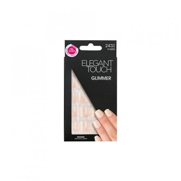 Elegant Touch Polıshed Naıls-Simli Ten Rengi ürün görseli 1