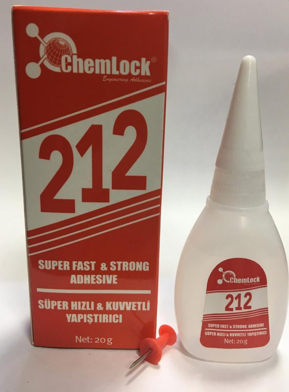 Chemlock 212 Hızlı (Japon) Yapıştırıcı 20gr. ürün görseli 1