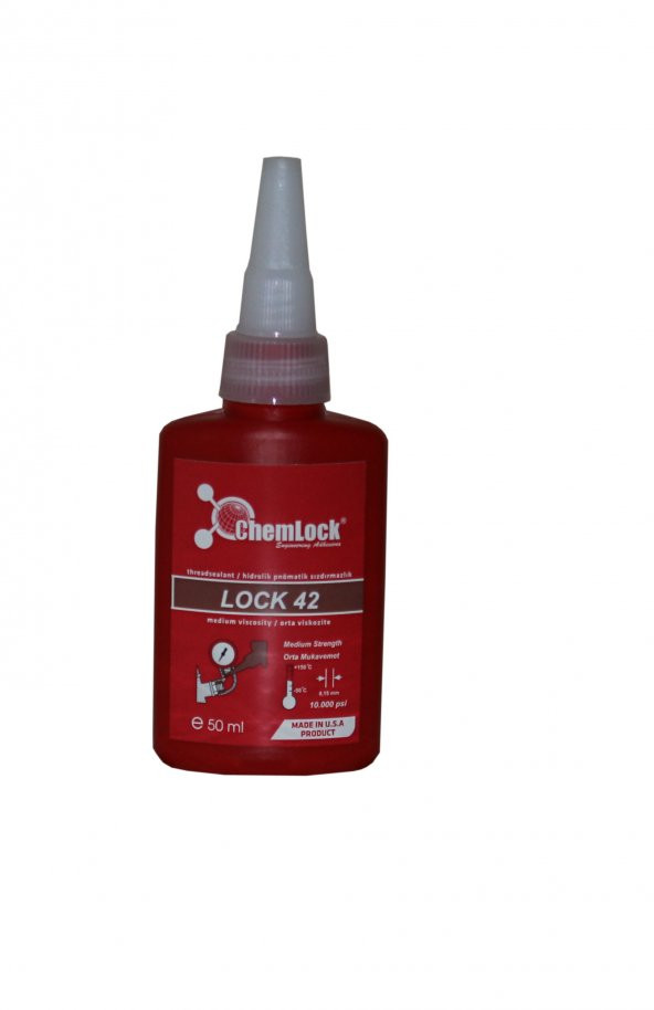 Chemlock Lock 42 Yüksek Basınç Sızdırmazlık Ürünü 50ml. ürün görseli 1