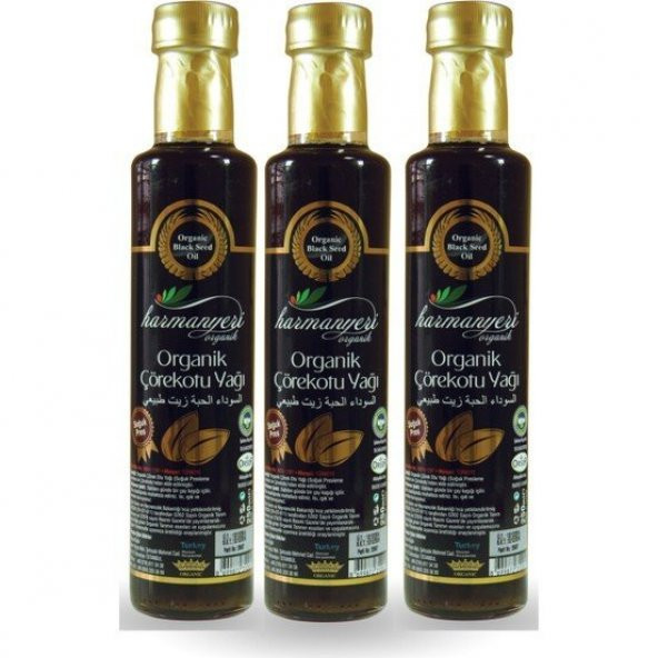 Harmanyeri Organik ÇörekOtu Yağı 250 ml 3 Adet ürün görseli 1