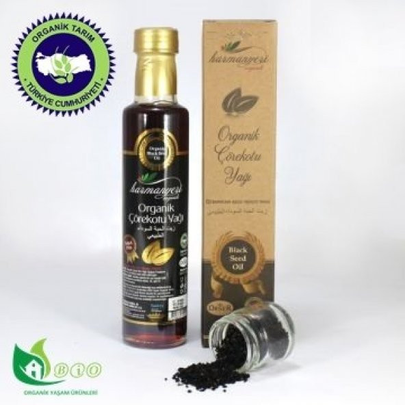 Harmanyeri Organik Çörekotu Yağı (250ml) ürün görseli 1