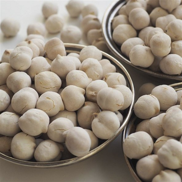 Beyaz Leblebi Nohut Kütahya Yerli Kavrulmuş Yumuşak Jumbo İri Boy 1 Kg ürün görseli 1