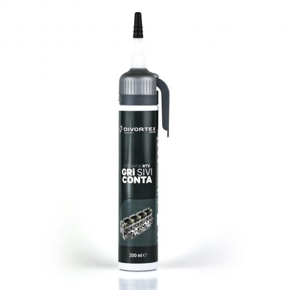 Divortex RTV Gri Sıvı Conta Otomatik Tetikli 200 ml. ürün görseli 1