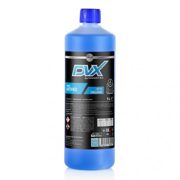 DVX -57° Organik Mavi Antifriz 1 Lt ürün görseli 1