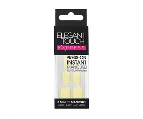 Elegant Touch Takma Tırnak Sarı ürün görseli 1