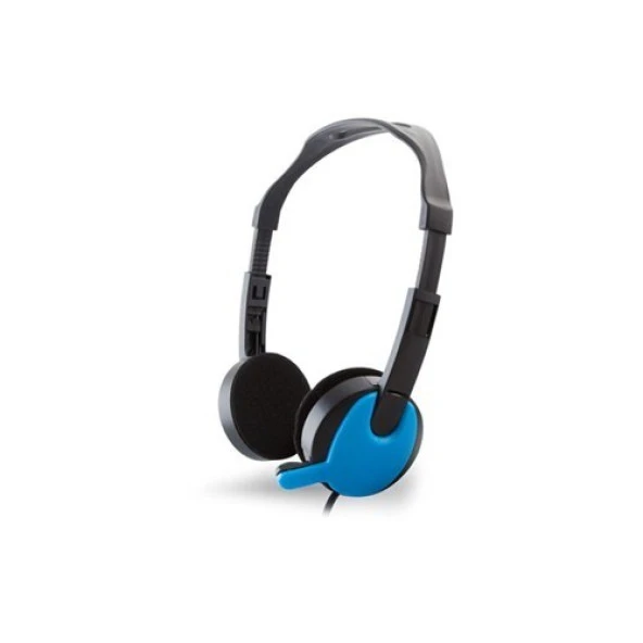 Snopy Sn-717 Siyah/Mavi Mikrofonlu Kulaklık ürün görseli 1