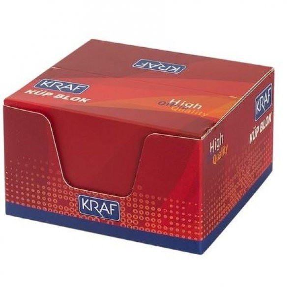 KRAF KUP BLOK BEYAZ 8X8 cm (115G) ürün görseli 1
