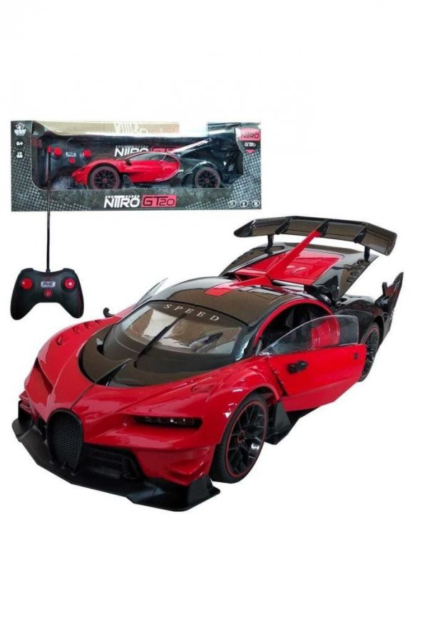 Uzaktan Kumandalı Araba Kapıları Açılan Şarjlı Bugatti 1/12 Ölçek - Resim 5