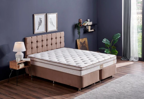 Çift Kişilik Full Ortopedik Yatak 160x200 Aloe Vera Kumaşlı Helen ürün görseli 1