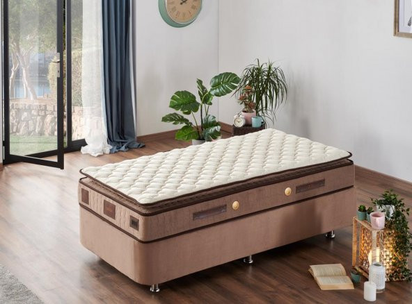 W.Cotton 90x190 Tek Kişilik Pedli Yatak Full Ortopedik Yaylı Yatak ürün görseli 1