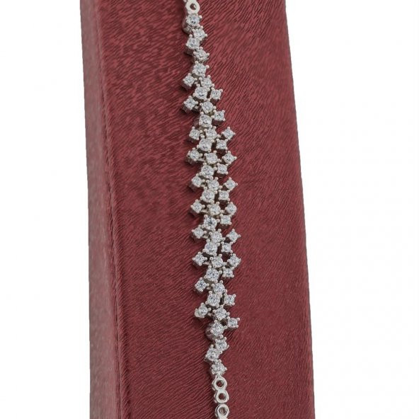 Zirkon Taşlı Gümüş Bayan Set - Resim 3