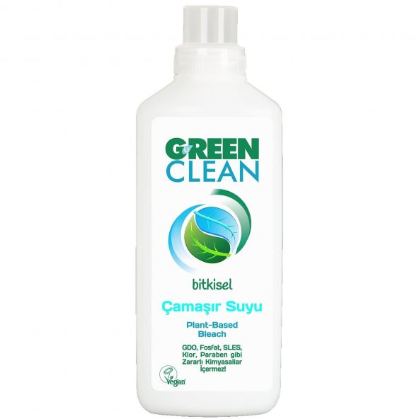 U Green Clean Bitkisel Çamaşır Suyu 1000 ml ürün görseli 1
