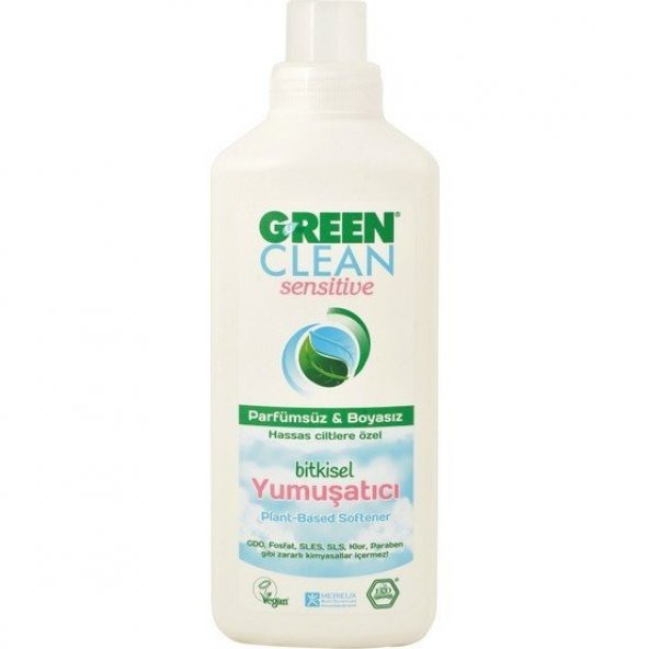 U Green Clean Sensitive Parfümsüz&Boyasız Bitkisel Yumuşatıcı 1000 ml ürün görseli 1