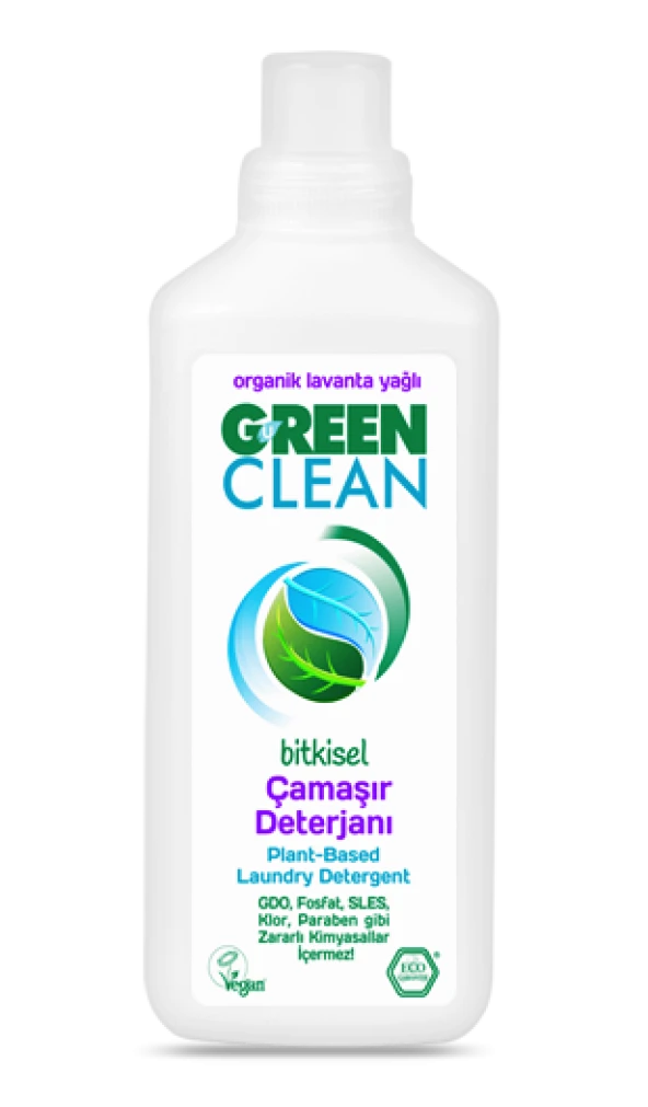 U Green Clean Organik Lavanta Yağlı Bitkisel Çamaşır Deterjanı 1000 ml ürün görseli 1