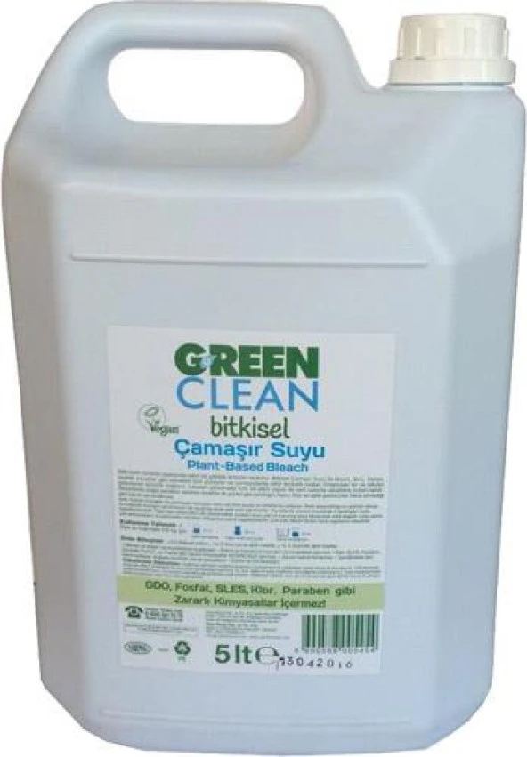 U Green Clean Bitkisel Çamaşır Suyu 5 Lt ürün görseli 1