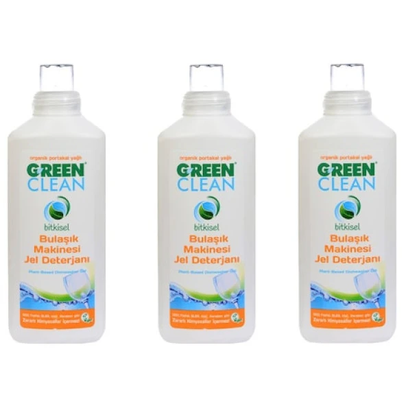 U Green Clean Bitkisel Jel Bulaşık Makinesi Deterjanı X 3 ADET ürün görseli 1