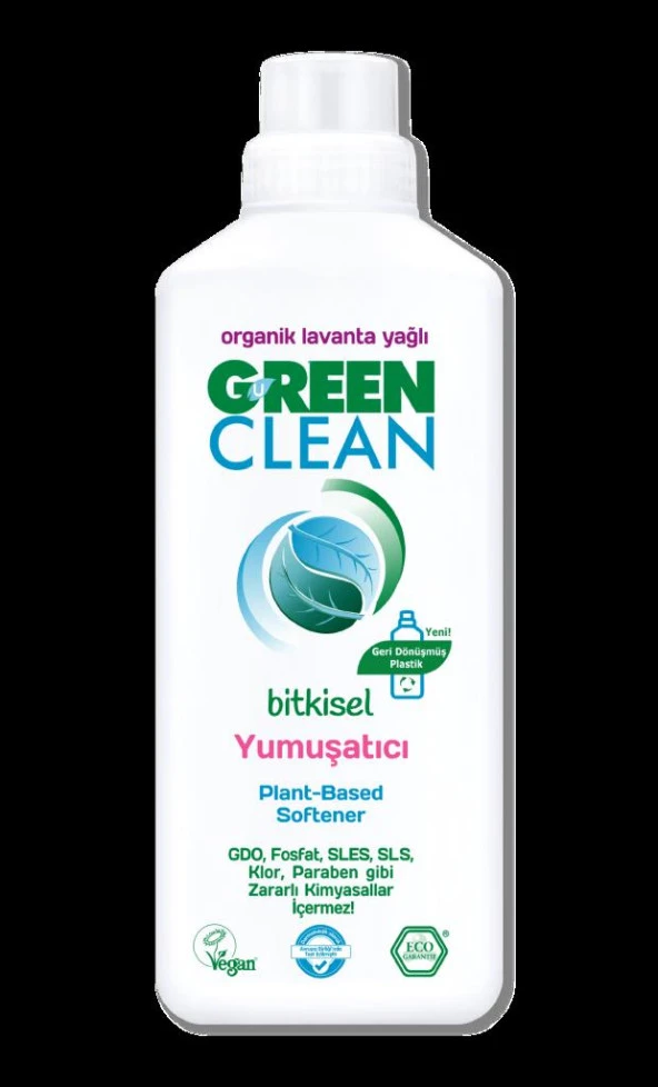 U Green Clean Organik Lavanta Yağlı Bitkisel Yumuşatıcı 1000 ml ürün görseli 1