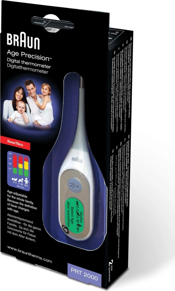 Braun Prt 2000 Dijital Ateş Ölçer - Resim 2