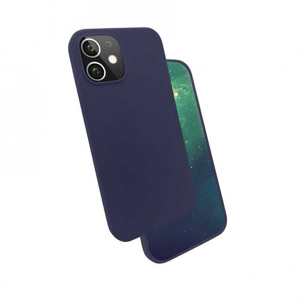 Apple iPhone 12 Mini Kılıf Zore Silk Silikon ürün görseli 1