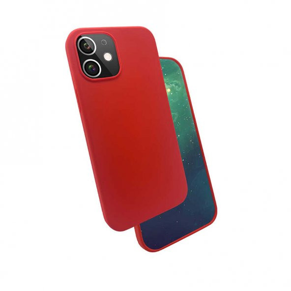 Apple iPhone 12 Mini Kılıf Zore Silk Silikon - Resim 3