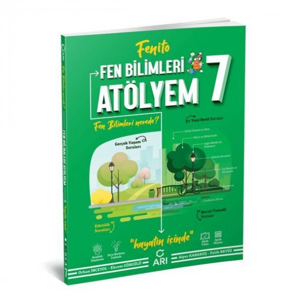 7 Sınıf Fen Atölyem Arı Yayıncılık ürün görseli 1