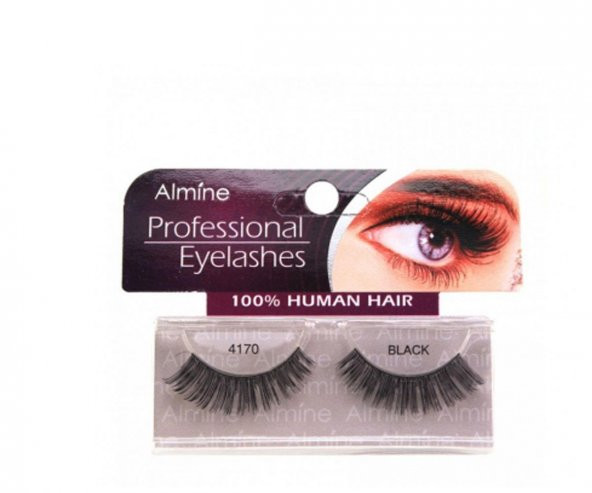 Almine Profesiosnal Eyelashes Black 4170 ürün görseli 1