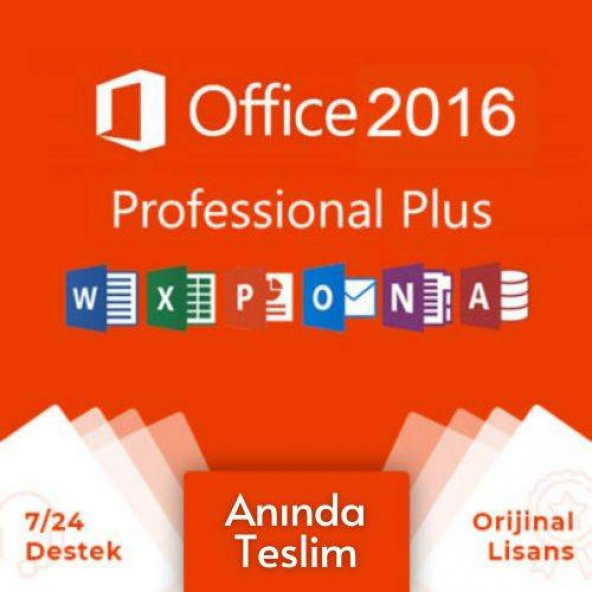 OFFİCE 2016 PRO PLUS DİGİTAL (RTL) LİSANS ANAHTARI 32&64 BİT UYUMLU ürün görseli 1