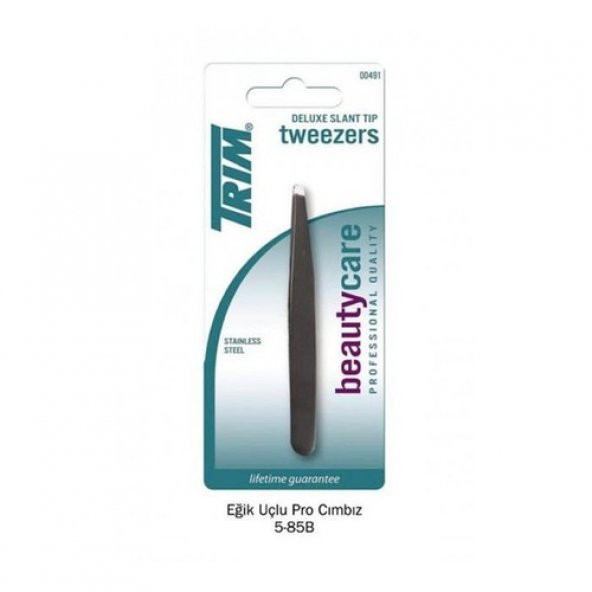 Trim Deluxe Eğik Uçlu Pro Siyah Cımbız 00491 ürün görseli 1