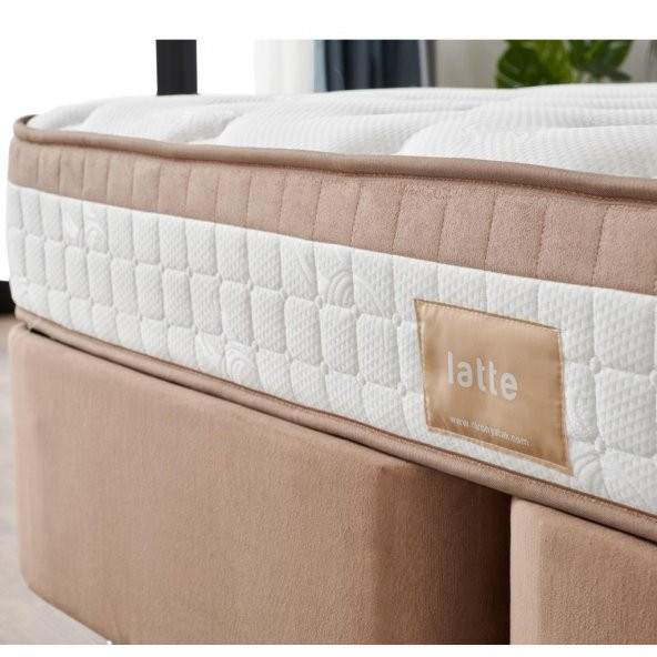 Niron Latte 90x190 Tek Kişilik Yatak Full Ortopedik Sert Yatak - Resim 4