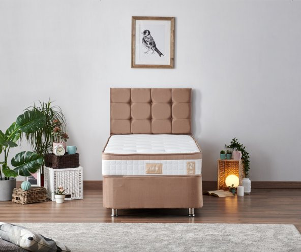 Niron Latte 90x190 Tek Kişilik Yatak Full Ortopedik Sert Yatak - Resim 7