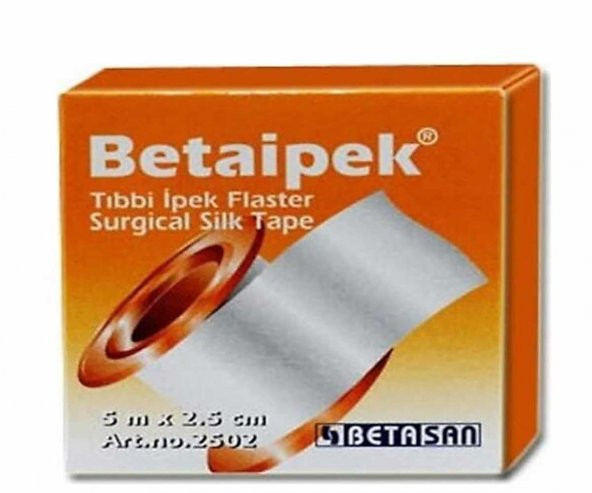 Betaipek Tıbbi İpek Flaster 5M X 2,5 Cm ürün görseli 1