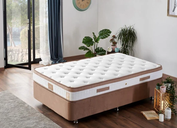 Latte 120x200 Bir Buçuk Kişilik Yatak Full Ortopedik Sert Yatak ürün görseli 1