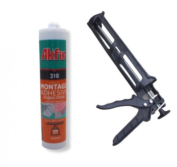 Kartonpiyer & Stropiyer Yapıştırıcı Beyaz 310 Ml Silikon Tabancası ürün görseli 1