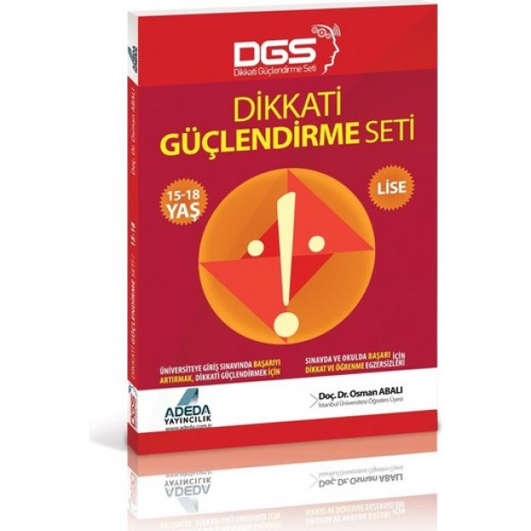 Dikkati Güçlendirme Seti Lise 15-18 Yaş - Osman Abalı ürün görseli 1